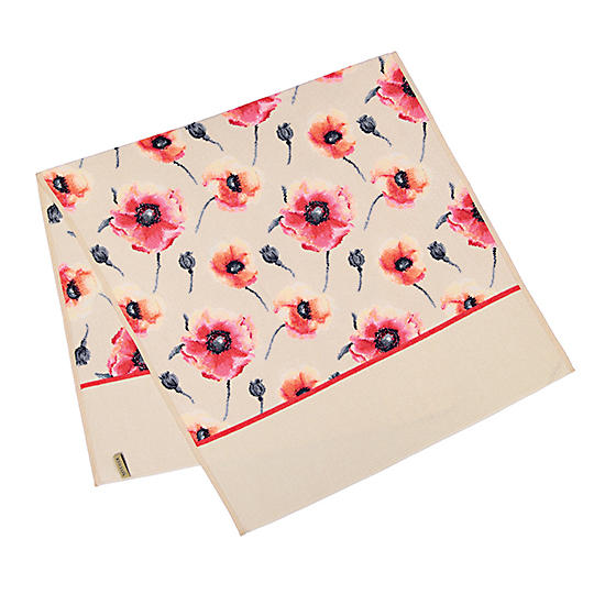 Klatschmohn — немецкий текстиль FEILER для дома из шенилла
