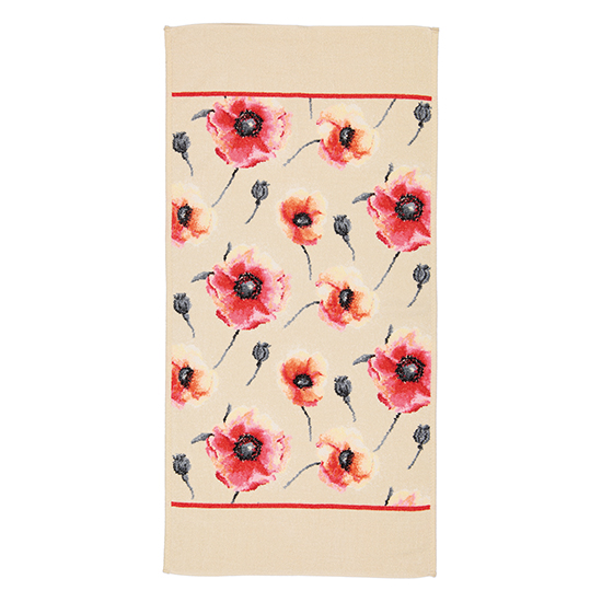 Klatschmohn — немецкий текстиль FEILER для дома из шенилла